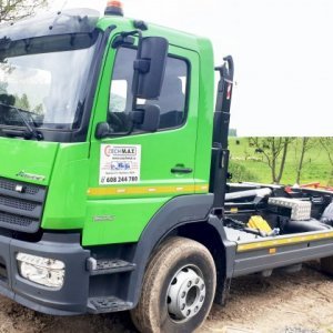 foto low km 16t MB container hook Atego Mercedes 1530