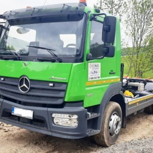 foto low km 16t MB container hook Atego Mercedes 1530